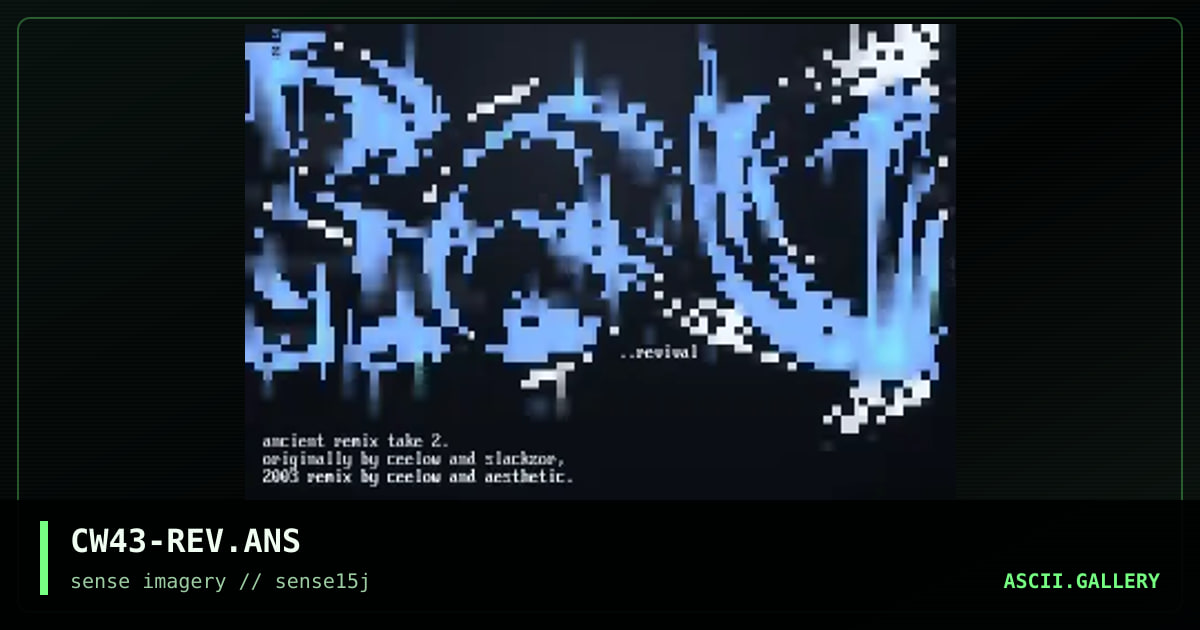 CW43-REV.ANS, by ceelow, slackzor, aesthetic, 2003