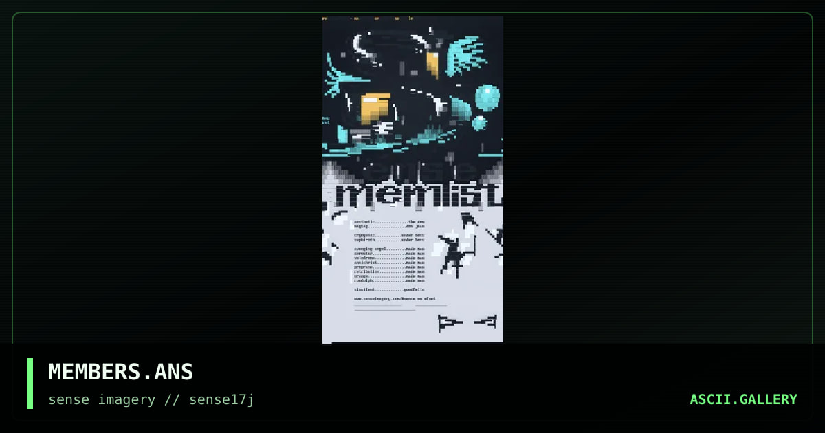 MEMBERS.ANS, by retribution, maytag, 2003