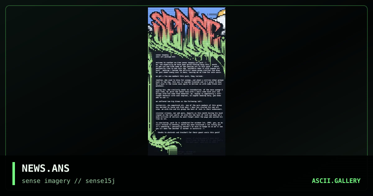 NEWS.ANS, by ansichrist, 2003
