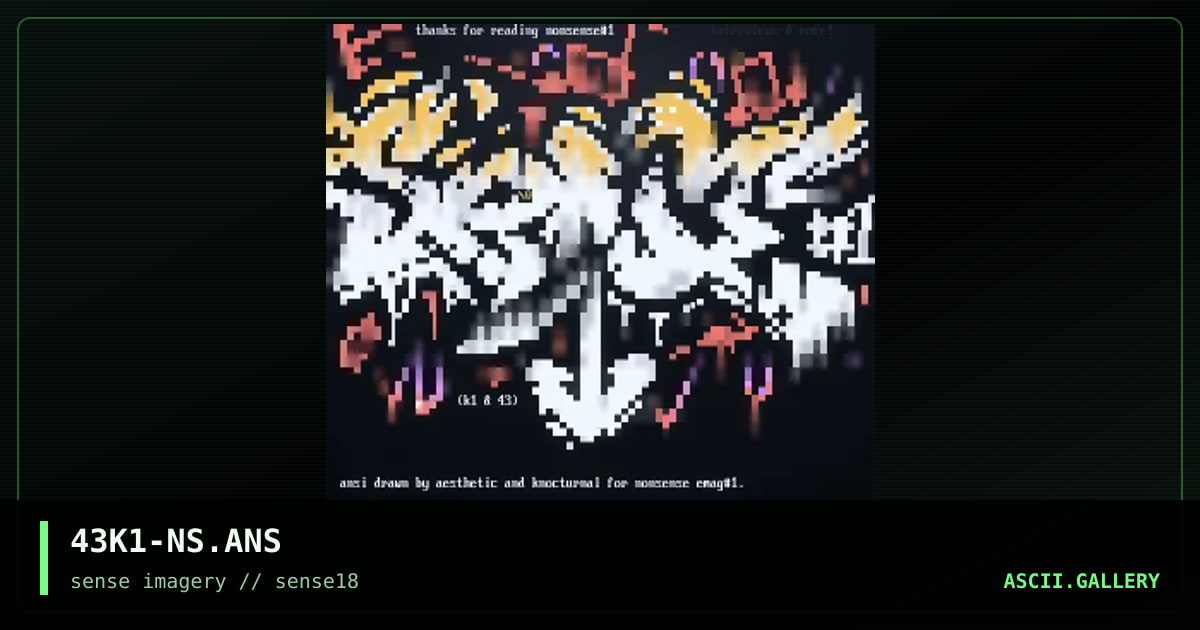 43K1-NS.ANS, by aesthetic, 2004