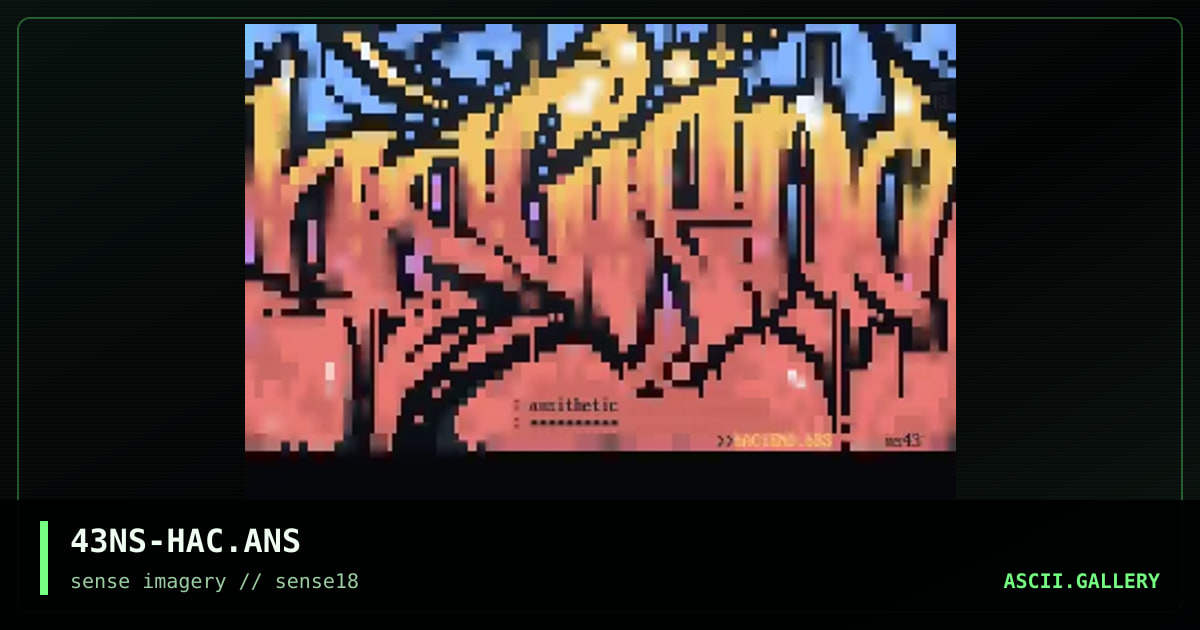 hACIEND bBS, by aesthetic, ansichrist, 2004