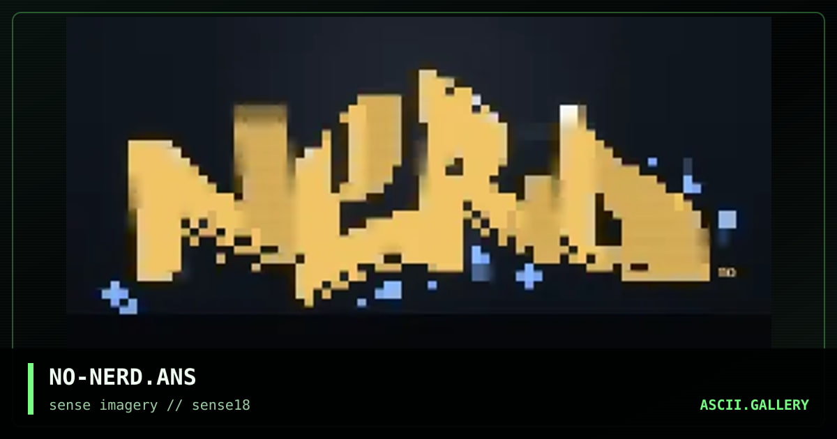 NO-NERD.ANS, by noches, 2004