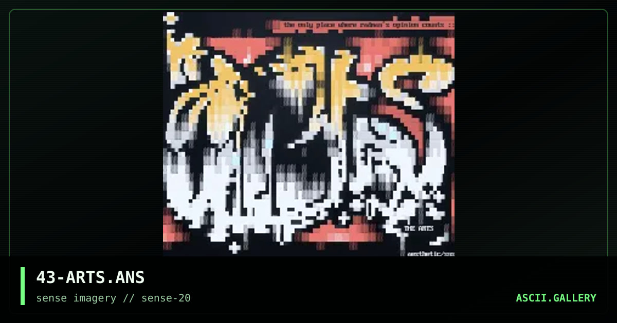 arts, by aesthetic, 2004