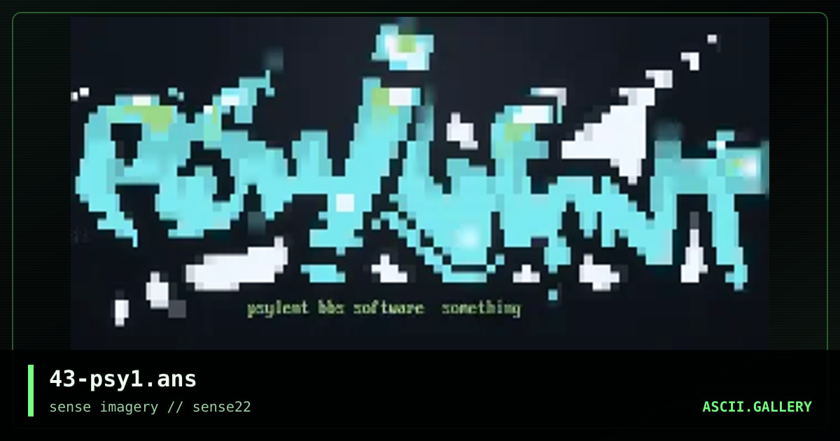 43-psy1.ans, by aesthetic, 2005
