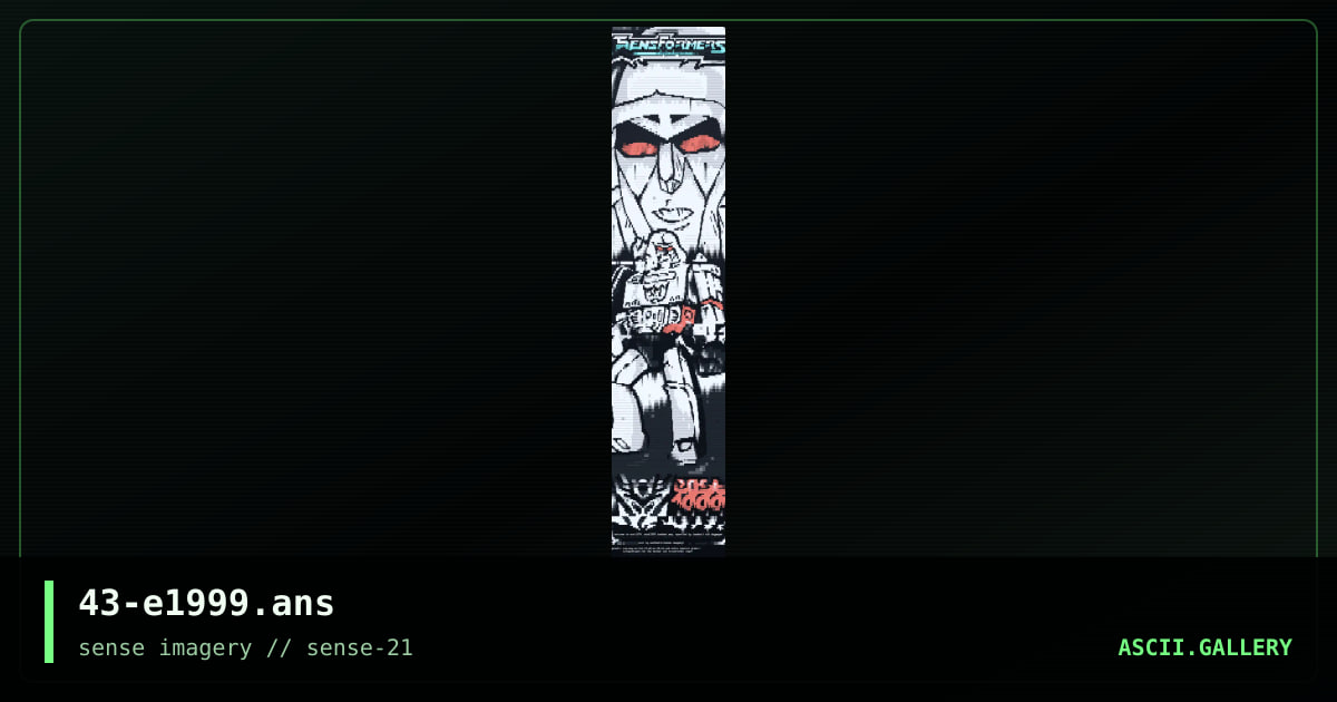 east1999(megatron), by aesthetic, 2004