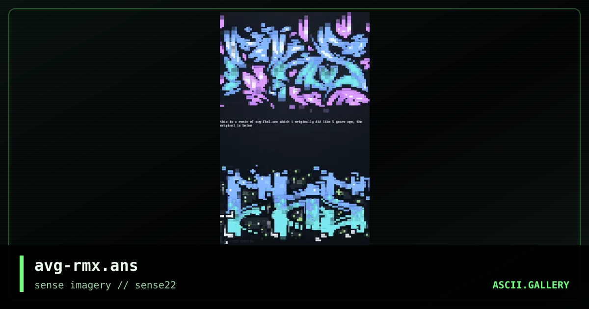 avg-rmx.ans, by avenging angel, 2005