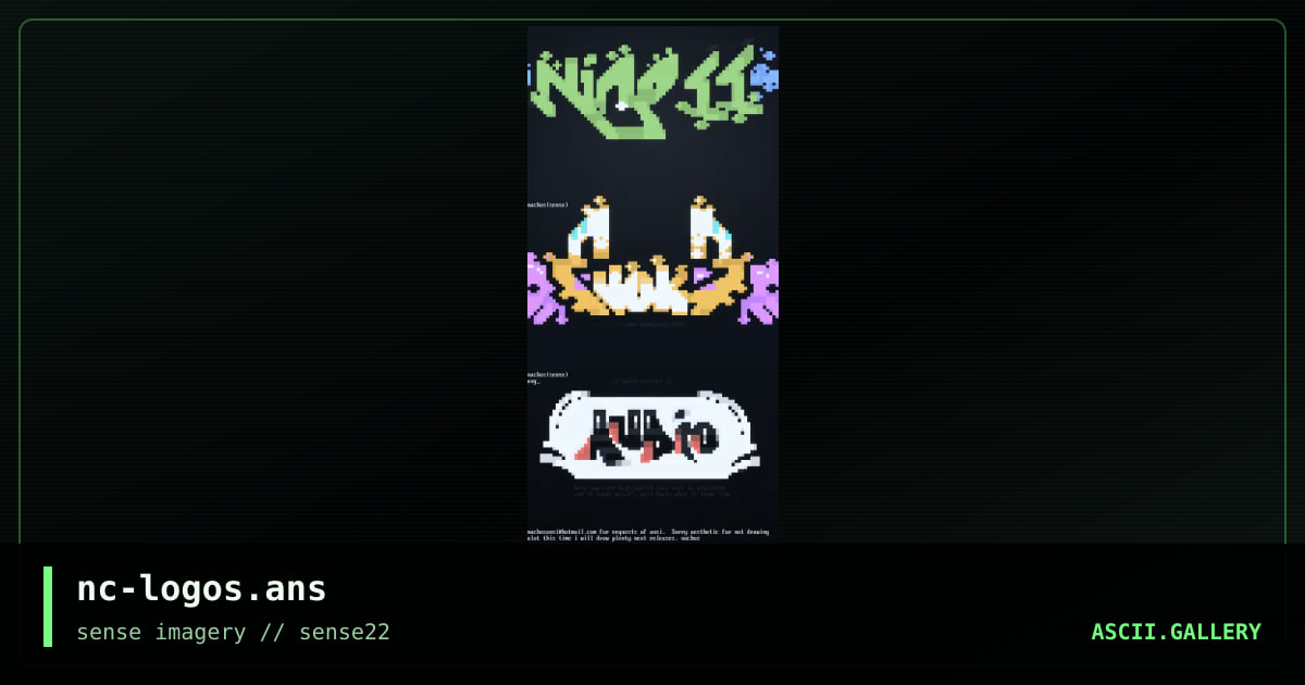 nc-logos.ans, by noches, 2005