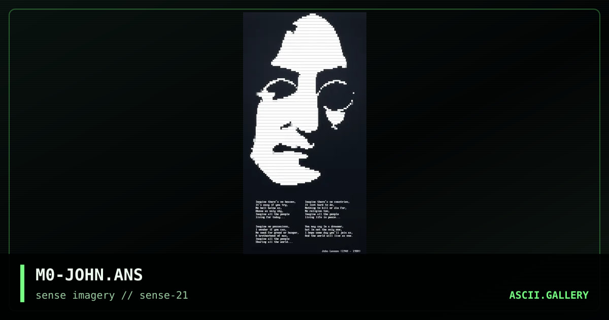 john lennon, by m0lo, 2004