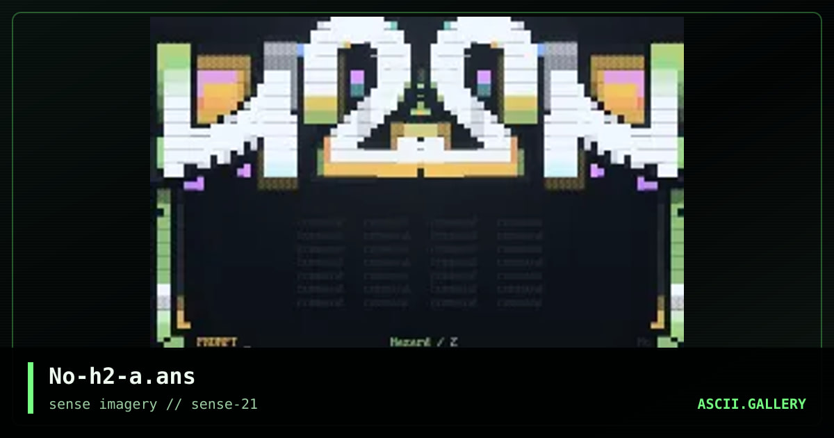 Hazard/2 Main Screen, by noches, 2004