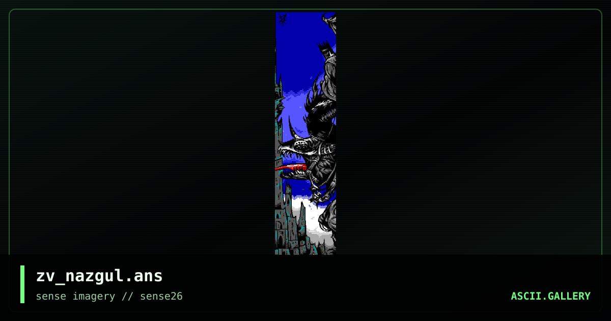 zv_nazgul.ans, by zerovision, 2006