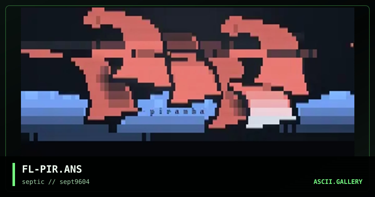 piranha, by fire lord, 1996