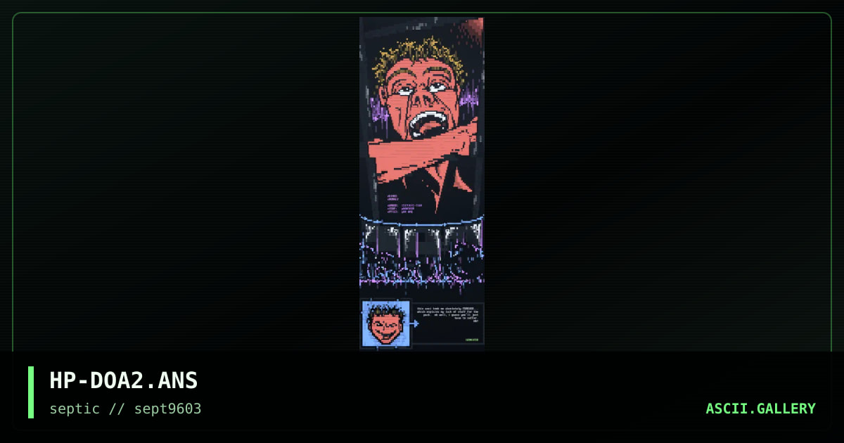 screaming guy, by hennifer, 1996