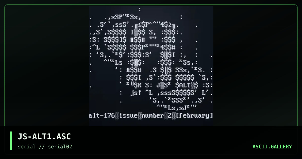 JS-ALT1.ASC, by julian, 1997