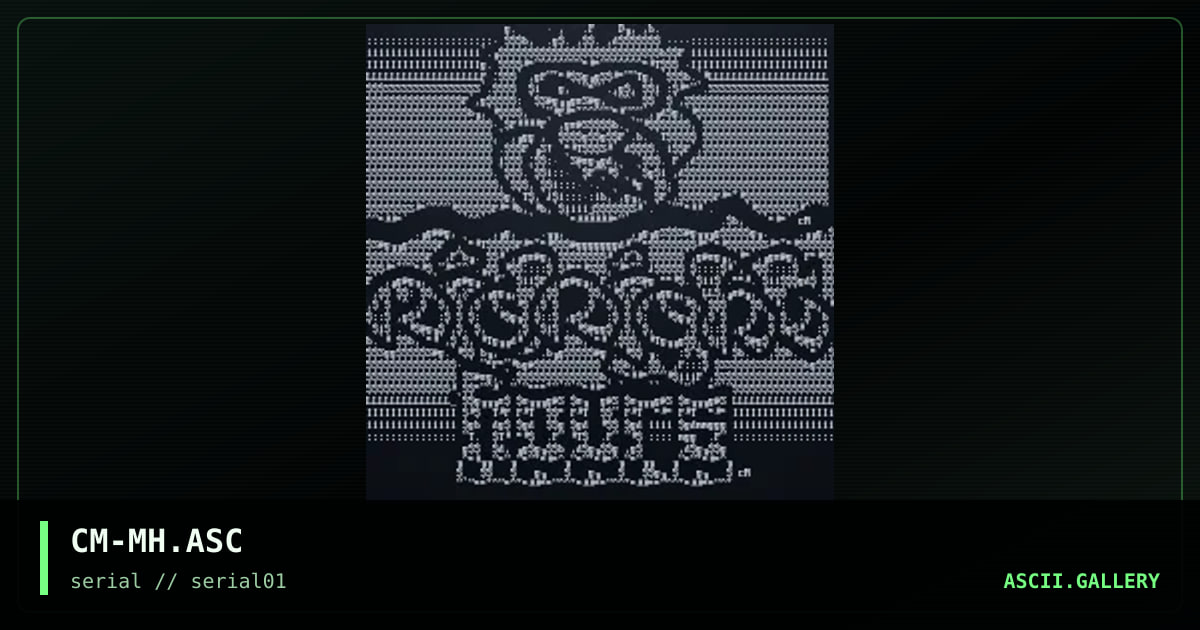 CM-MH.ASC, by computer man, 1997