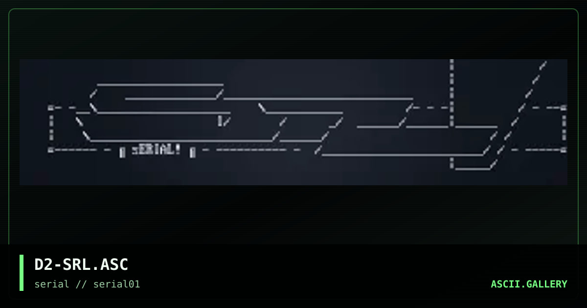 D2-SRL.ASC, by d2mac, 1997