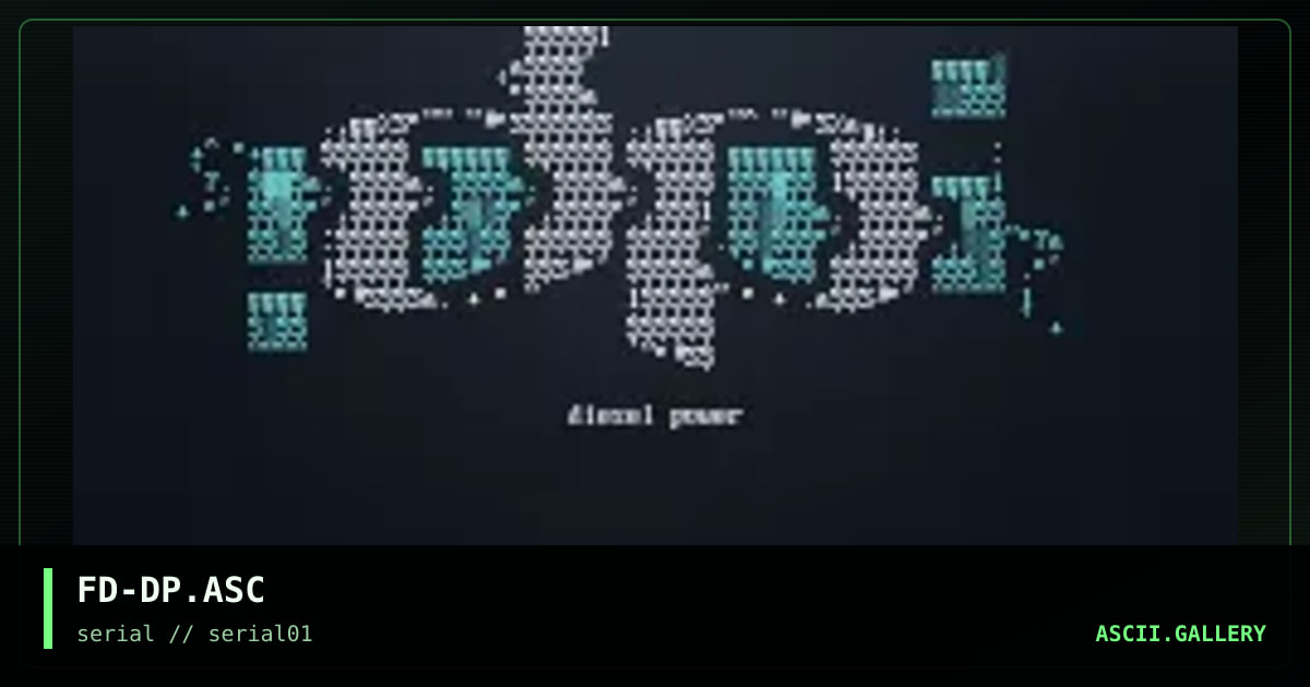 diesel power, by death forge, 1997