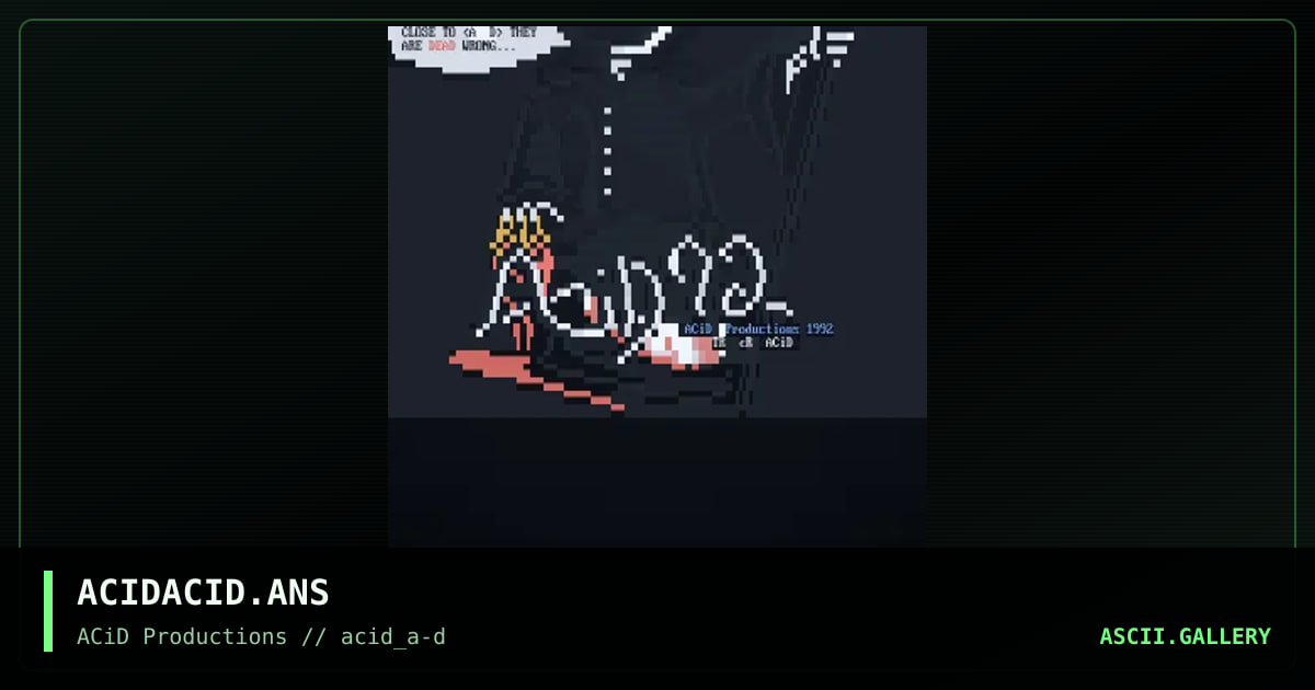 ACIDACID.ANS, by tracer, 1990