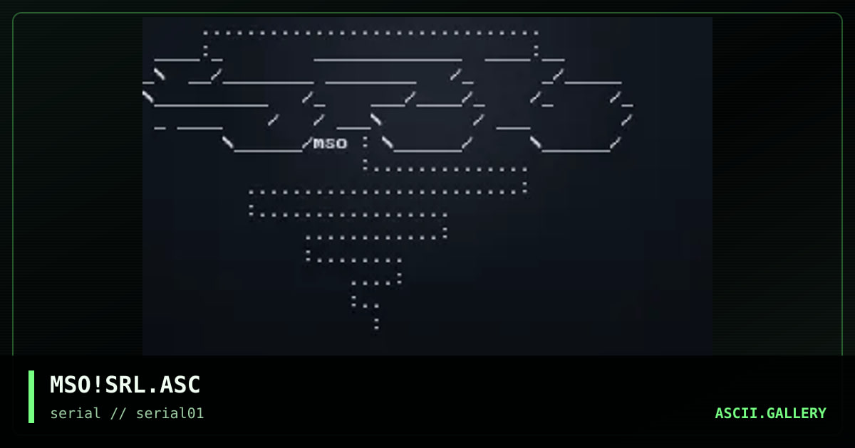 MSO!SRL.ASC, by mso, 1997