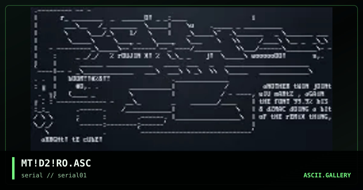 MT!D2!RO.ASC, by martz, d2mac, 1997