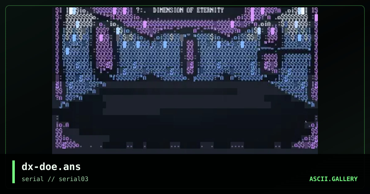 dx-doe.ans, by drax, 1997