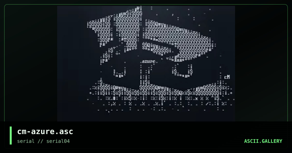cm-azure.asc, by computer man, 1997