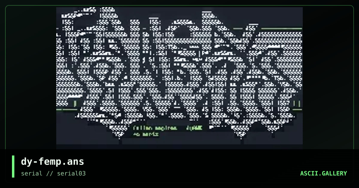 dy-femp.ans, by discyple, 1997