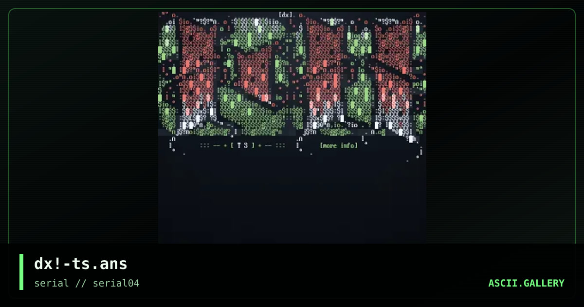dx!-ts.ans, by drax, 1997