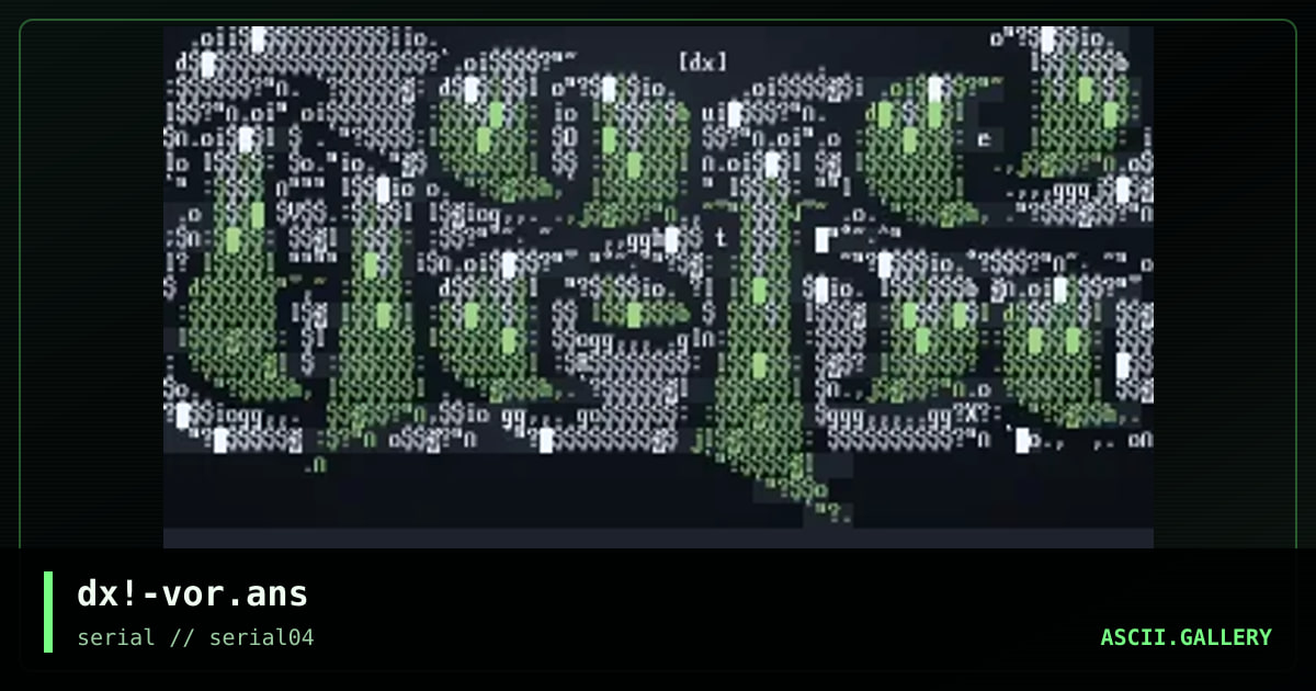 dx!-vor.ans, by drax, 1997