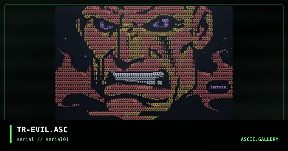 TR-EVIL.ASC, by terrato, 1997