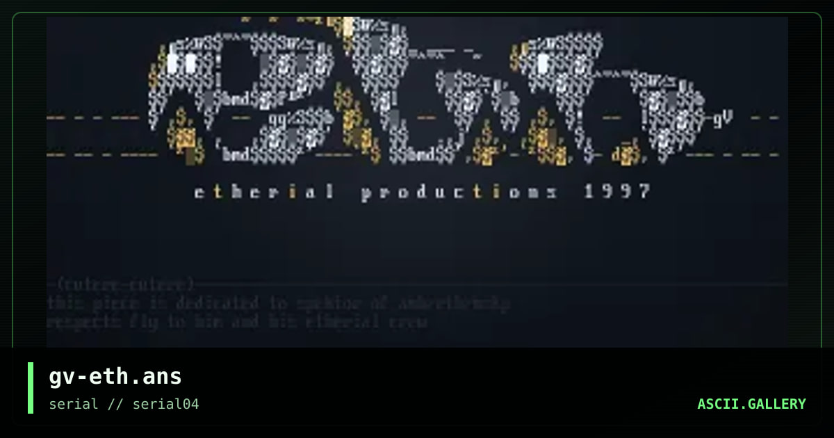 gv-eth.ans, by groove, 1997