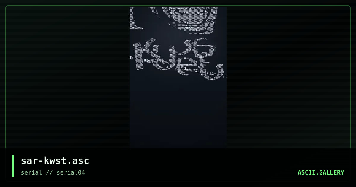 sar-kwst.asc, by sargon, 1997