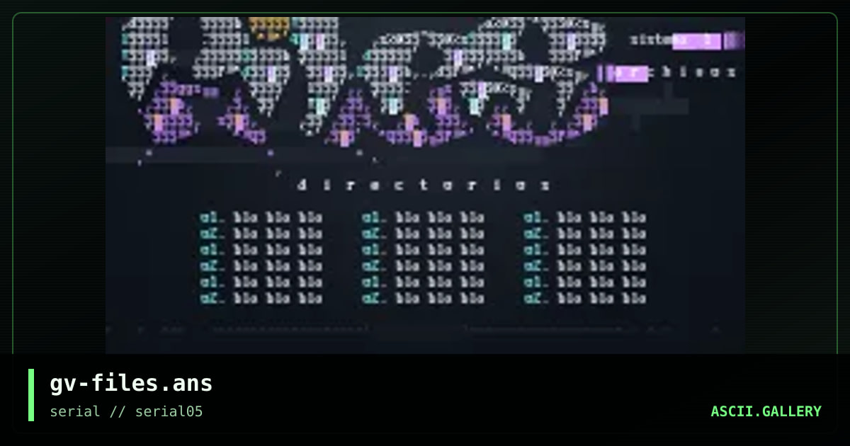 gv-files.ans, by groove, 1997