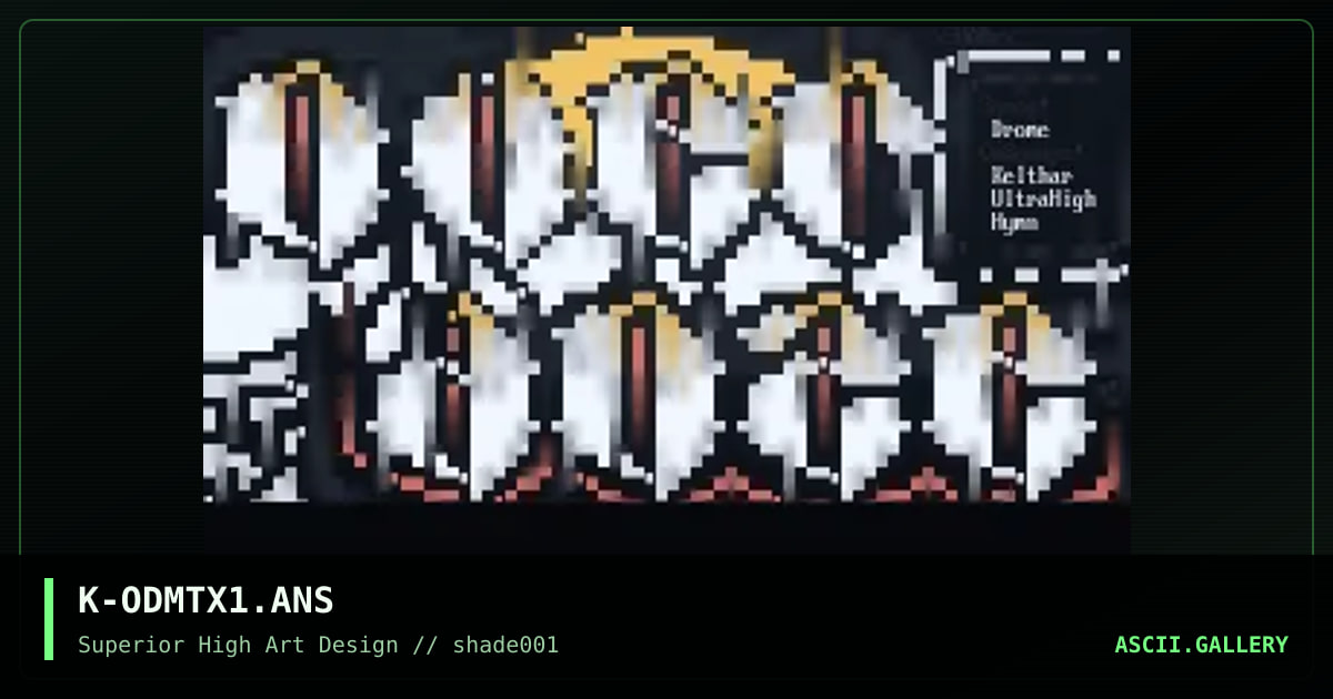 kElthAR: OverDoze Matrix, by kelthar, 1996