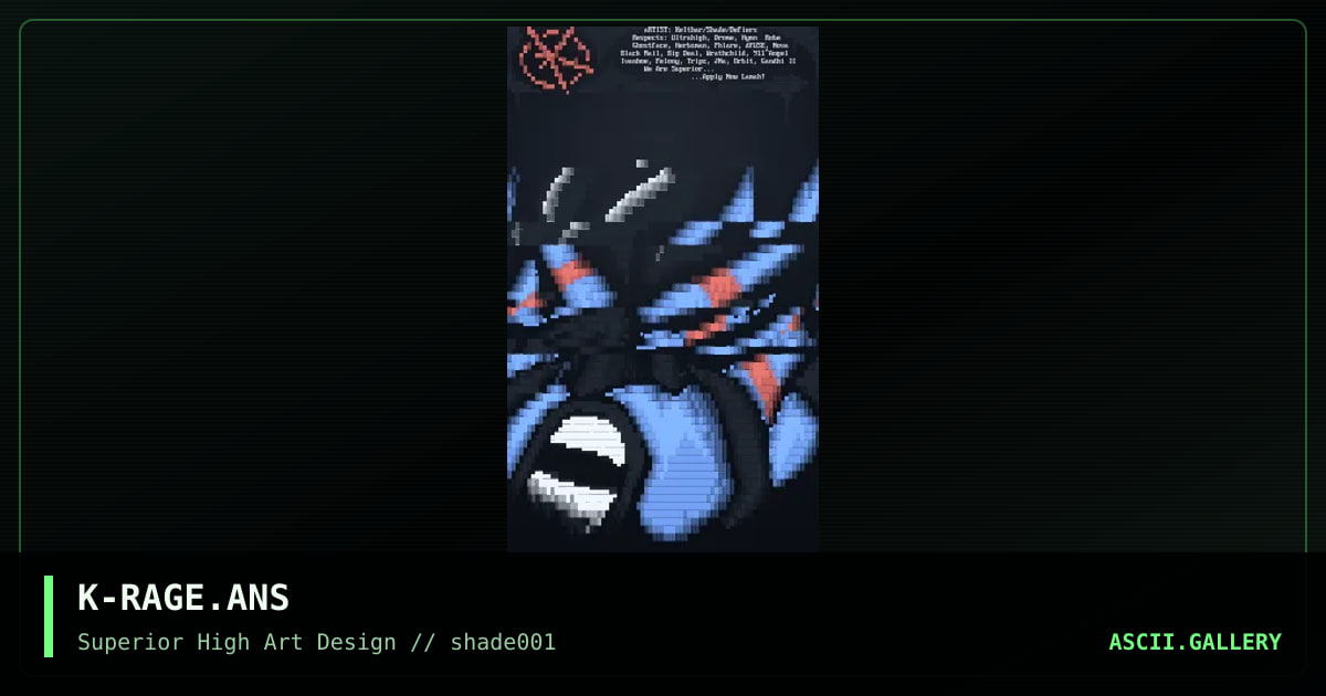 kElthAR: Rage, by kelthar, 1996