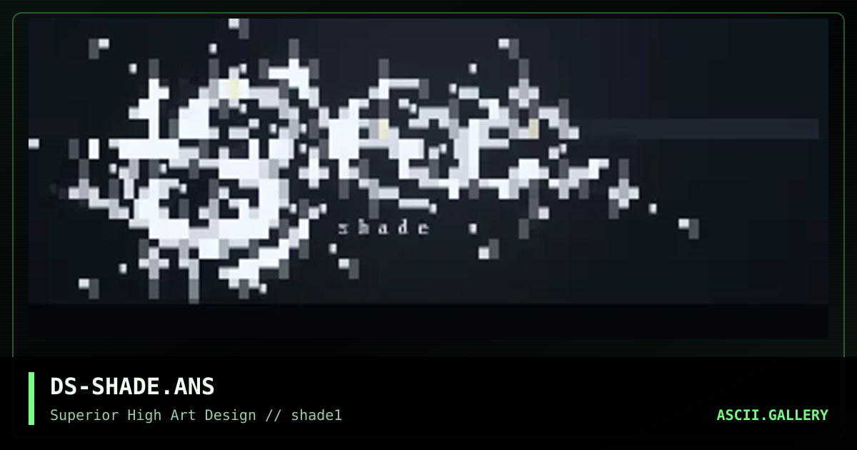 dFUSE: Shade Logo, by dfuse, 1996