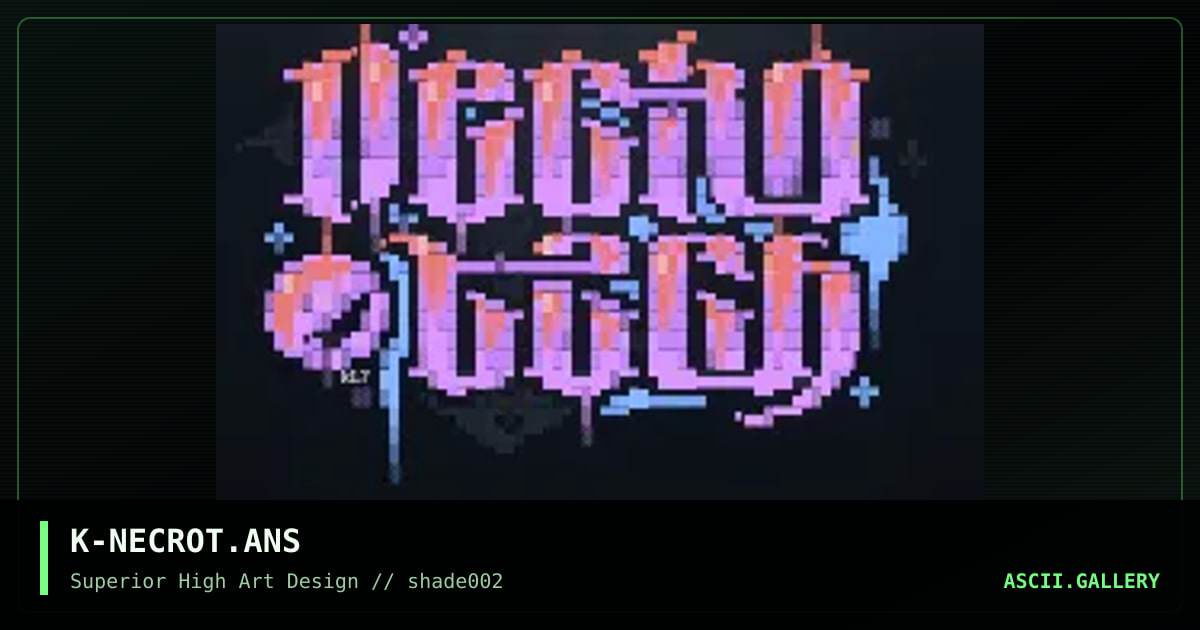 necrotech, by kelthar, 1996