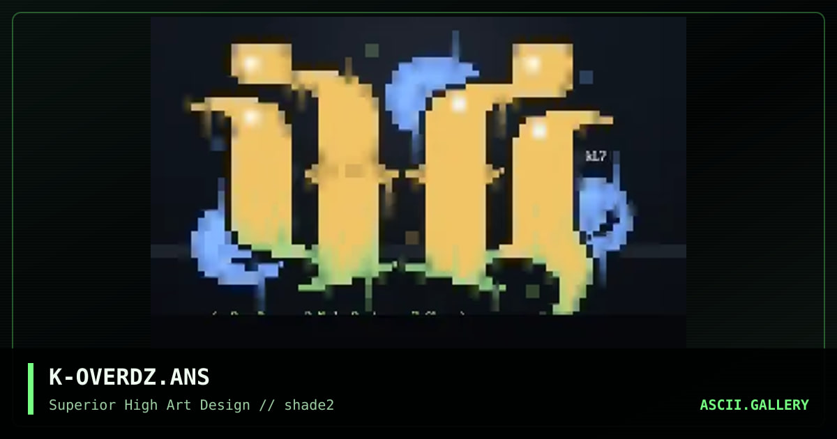 overdoze, by kelthar, 1996