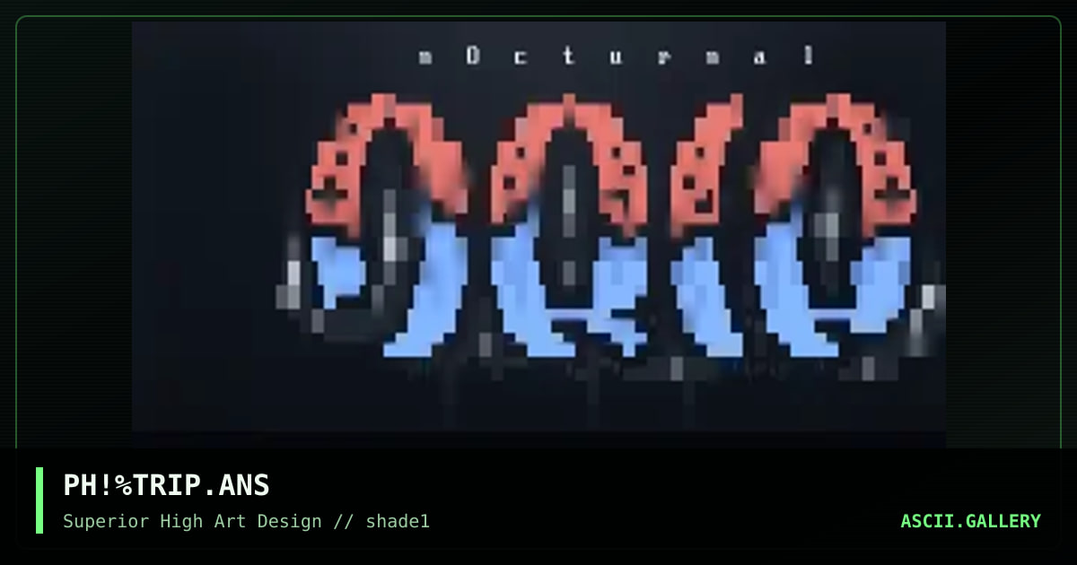 pHLARE: Trip Logo, by phlare, 1996