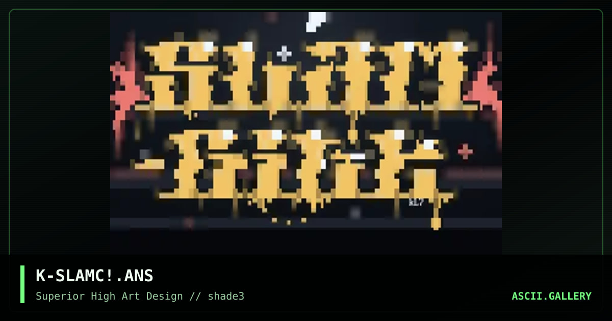 slam city, by kelthar, 1996