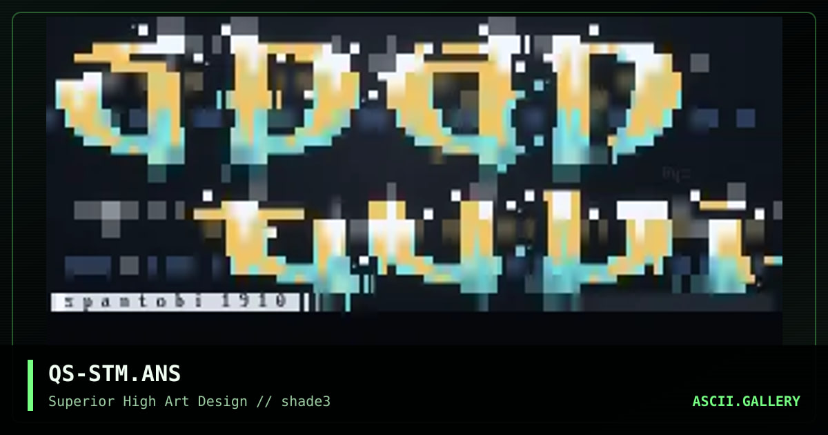 SPANT0BI1910(tm), by quasar, 1996