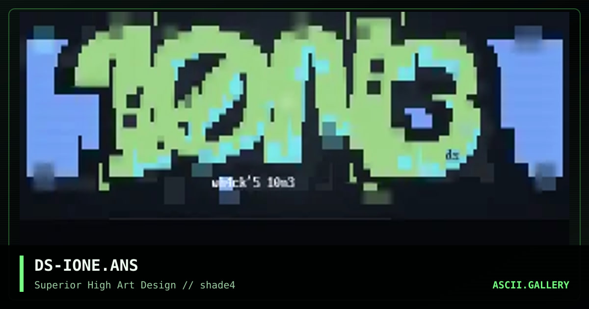 ione (10n3), by dfuse, 1997