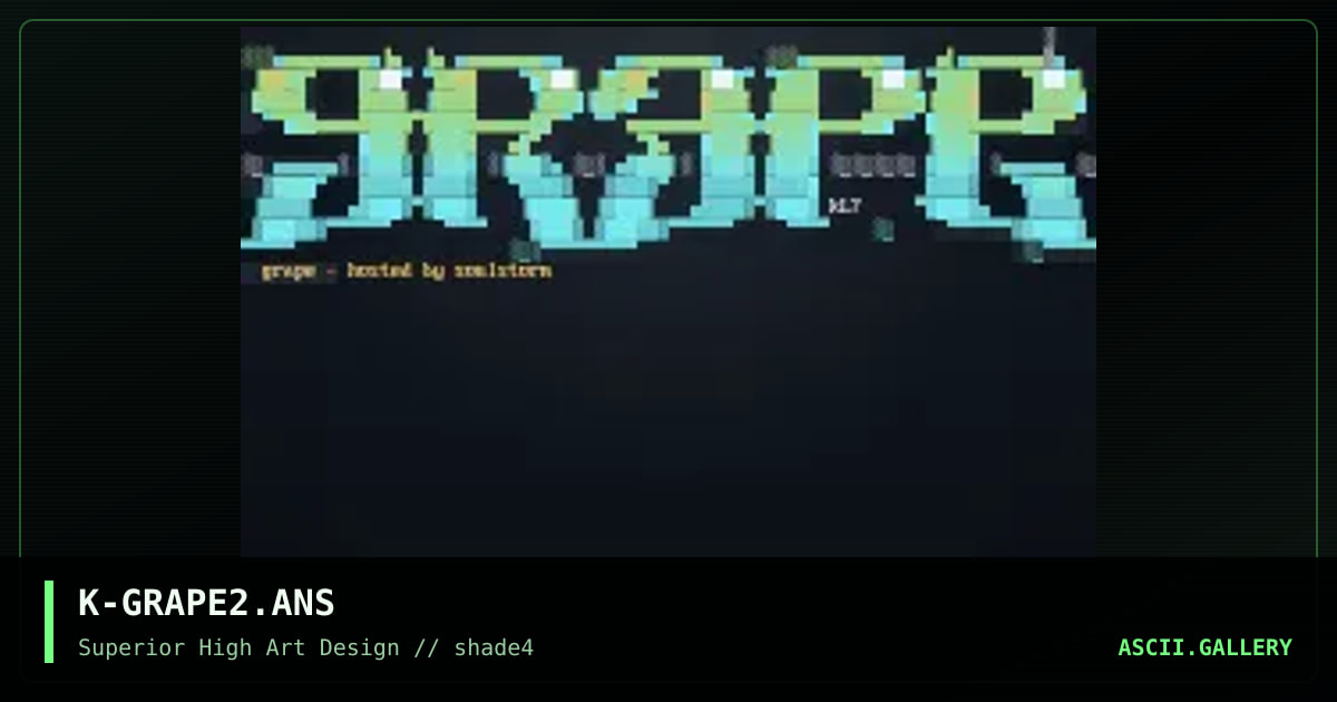 grape, by kelthar, 1997