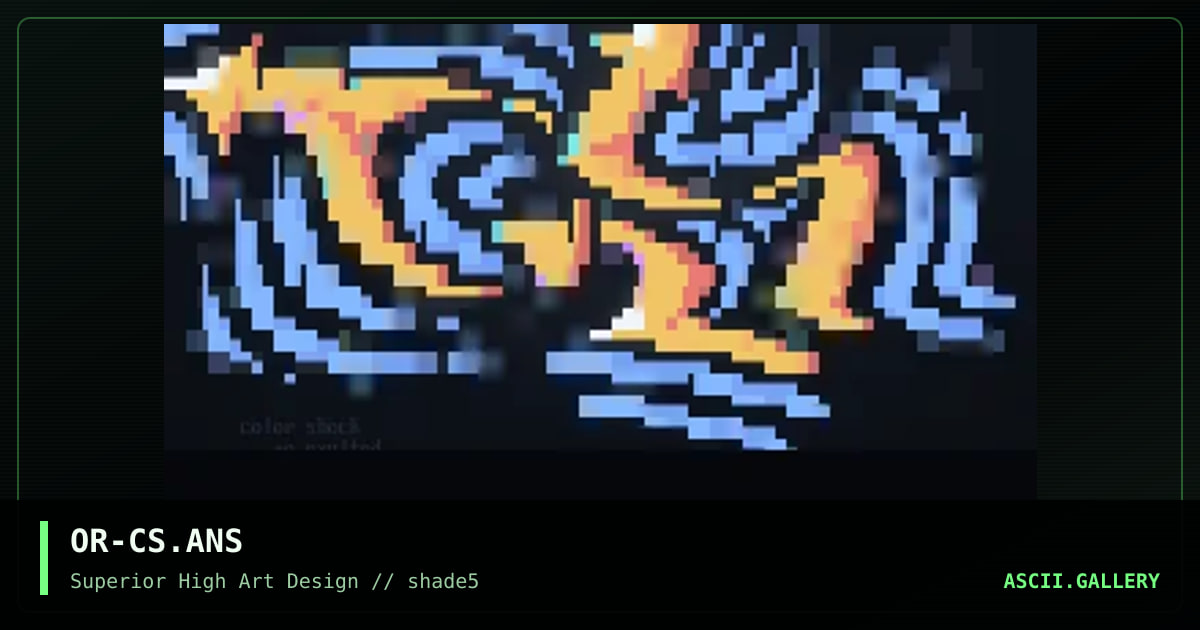 color shock, by outraider, 1997