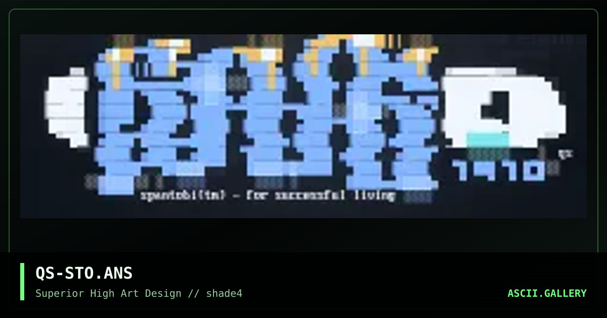 spantobi1910(tm), by quasar, 1997