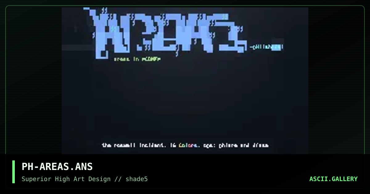 areas, by phlare, 1997