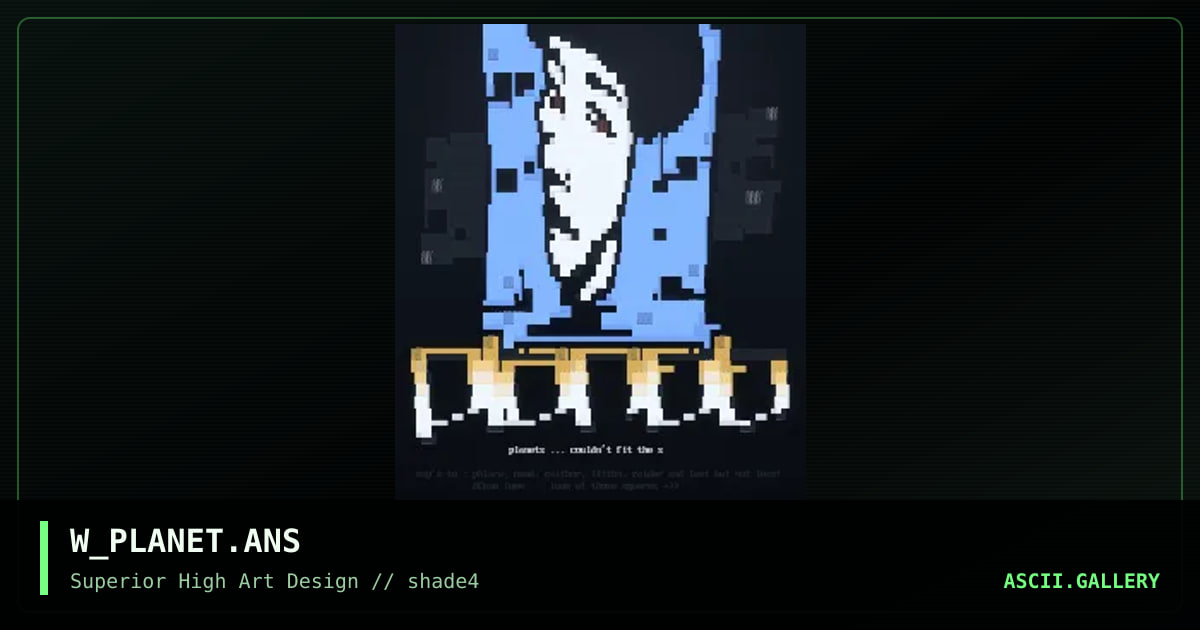 planets, by whack, 1997