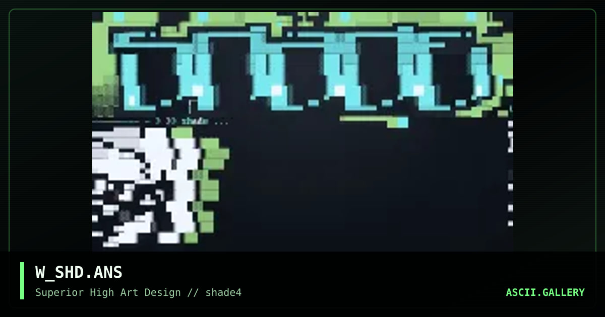 shade, by whack, 1997