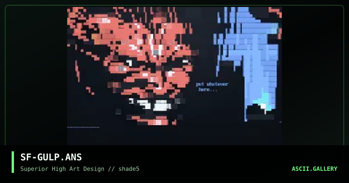 gulp, by shaft, 1997