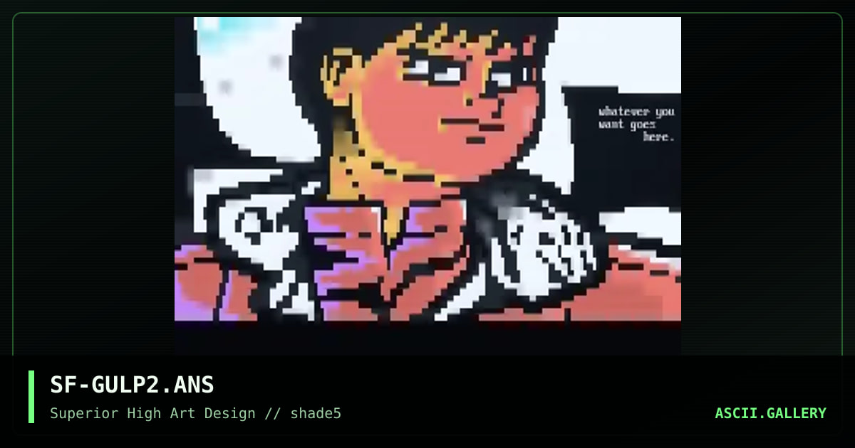 gulp, by shaft, 1997