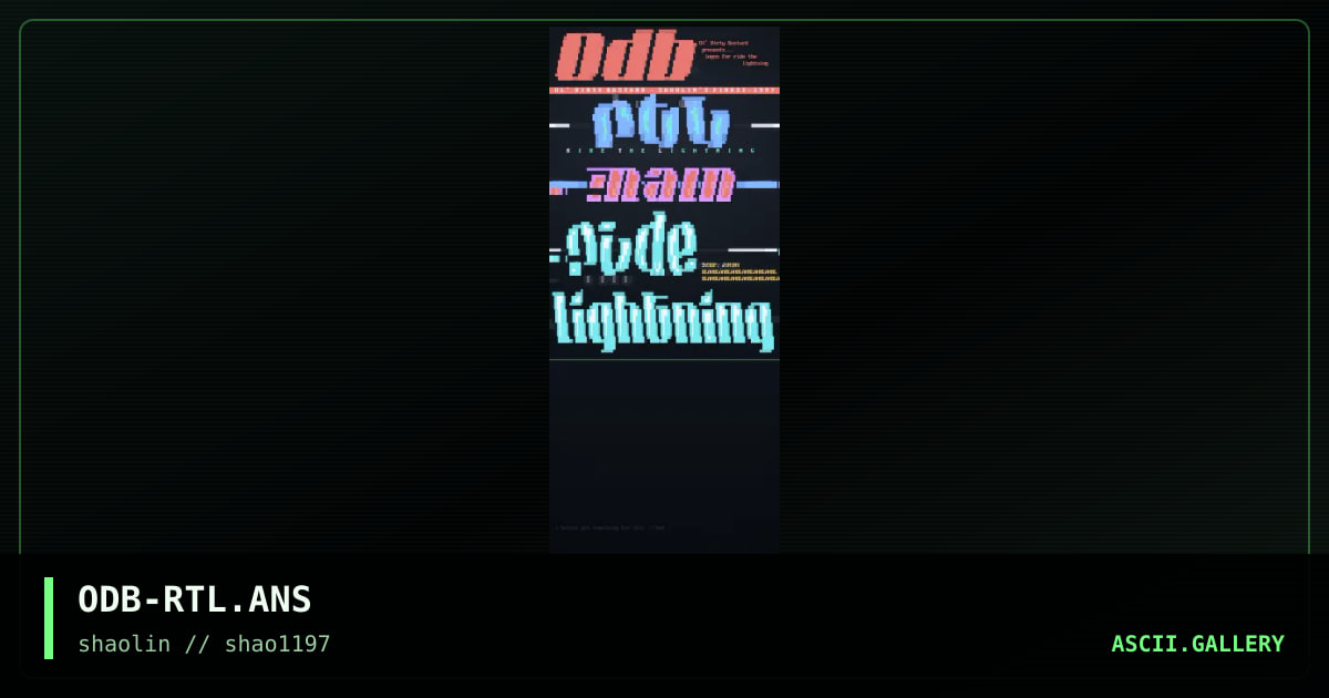 Logos for Ride the Lightning, by ol dirty bastard 2, 1997